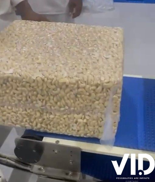 Máy dò kim loại cho hạt điều thành phẩm