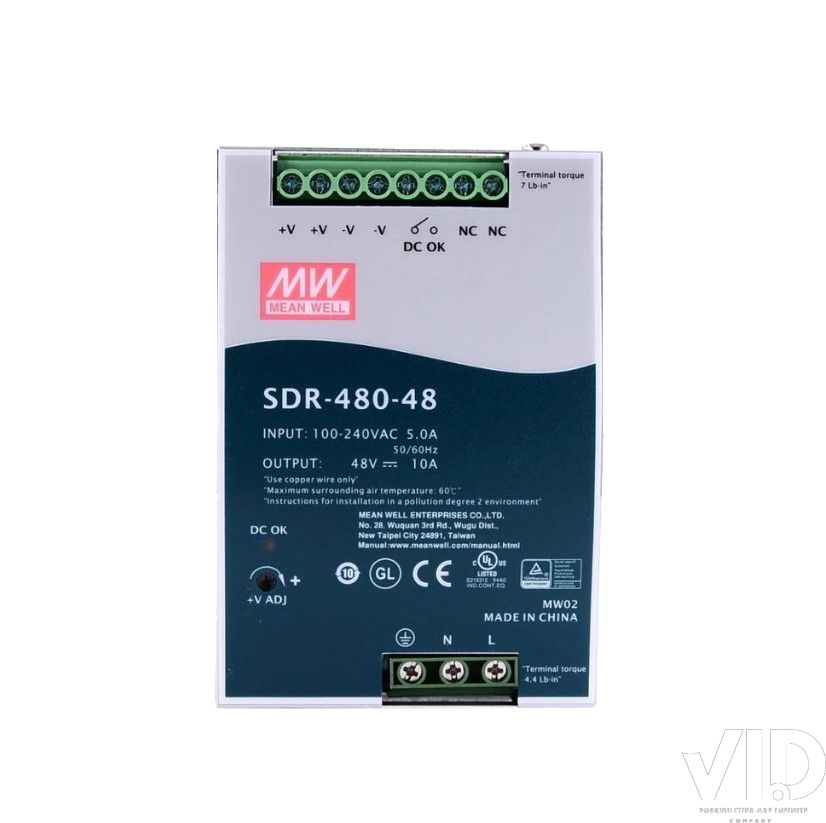 Nguồn Meanwell SDR-480-48