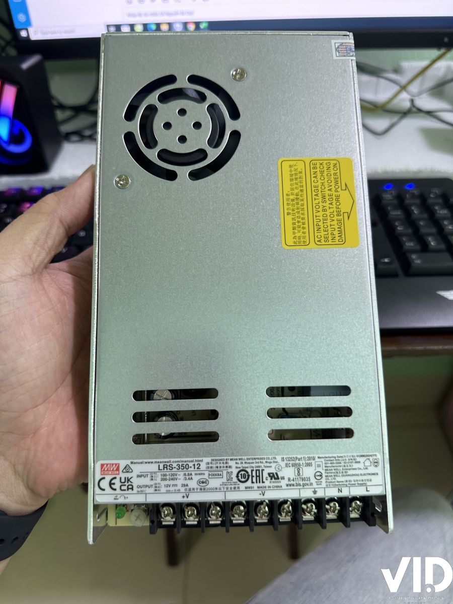 Nguồn Meanwell LRS-350-12 - Nguồn Meanwell 12V 30A