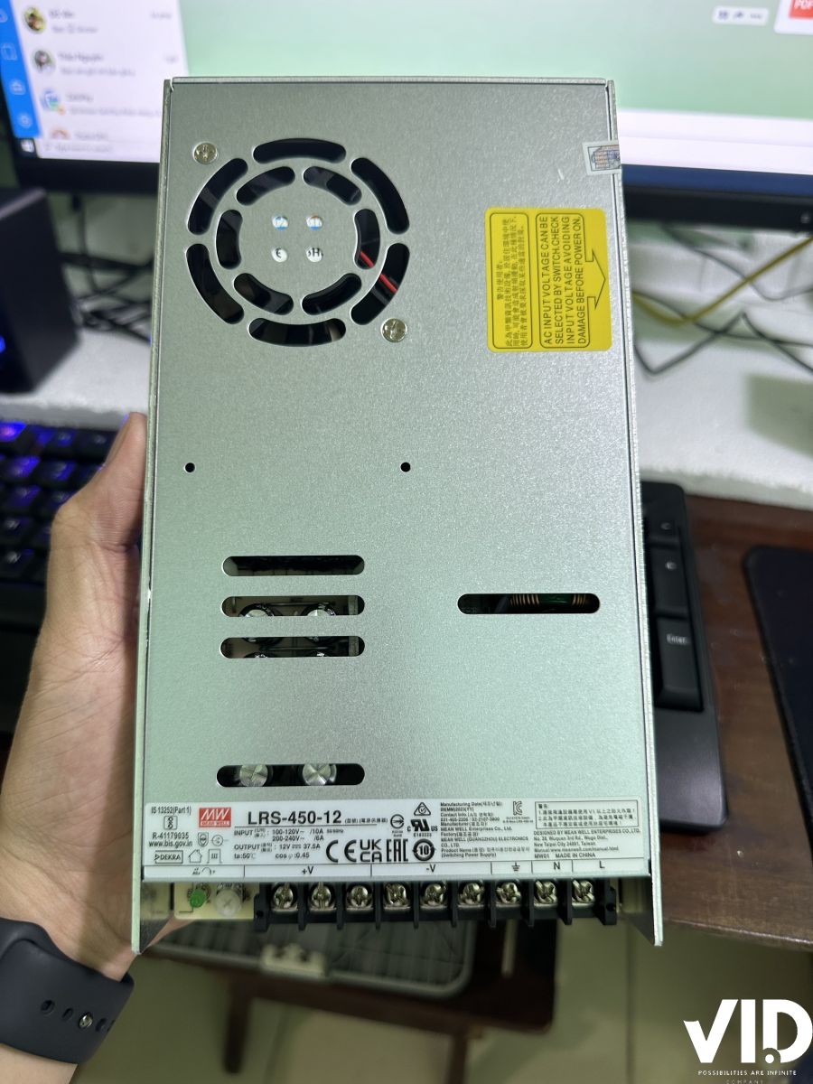 Ứng dụng thực tế của bộ nguồn Meanwell trong công nghiệp