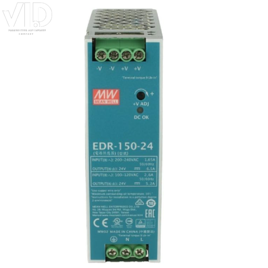 Bộ nguồn meanwell EDR-150-24