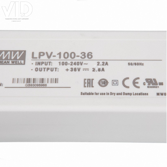Bộ nguồn meanwell LPV-100-36