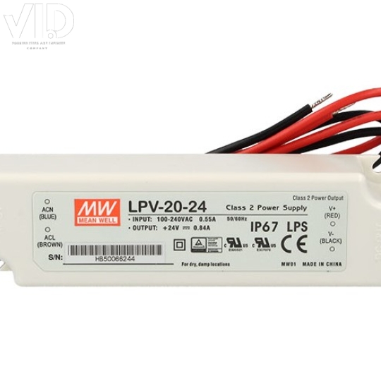 Bộ nguồn meanwell LPV-20-24