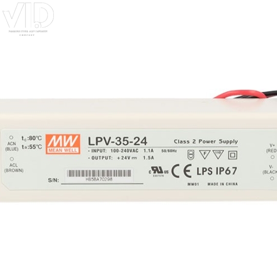 Bộ nguồn meanwell LPV-35-24