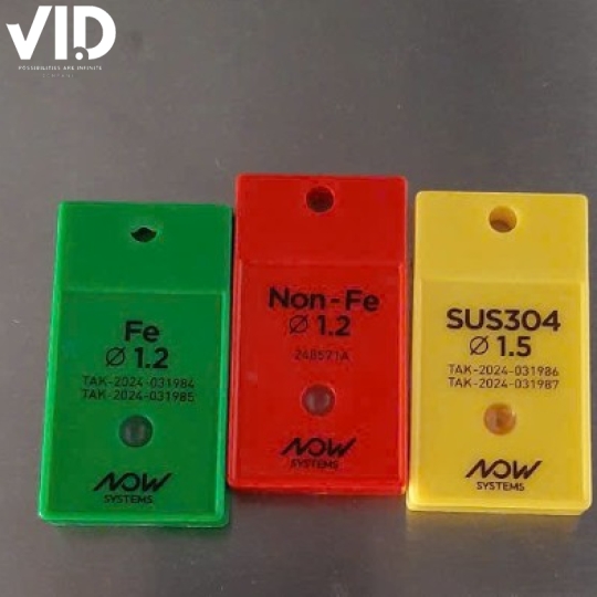 Mẫu Thử Máy Dò Kim Loại Nowsystems - Test Card Nowsystems