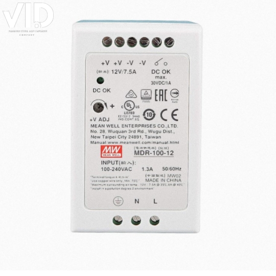Bộ nguồn meanwell MDR-100-12