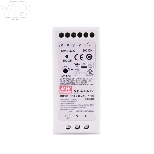 Bộ nguồn meanwell MDR-40-12