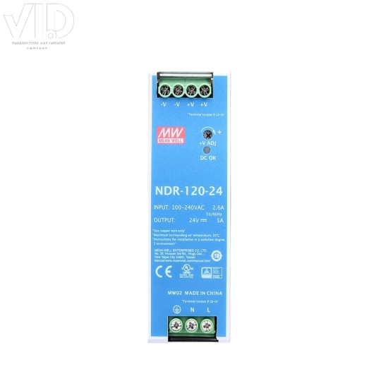 Bộ nguồn meanwell NDR-120-24