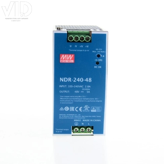 Bộ nguồn meanwell NDR-240-48
