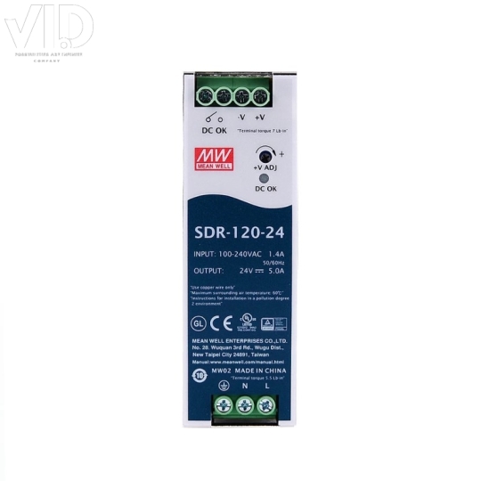 Bộ nguồn meanwell SDR-120-24
