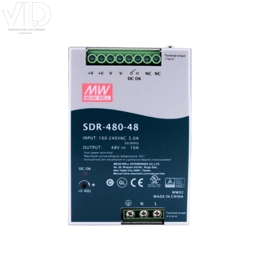 Bộ nguồn meanwell SDR-480-48