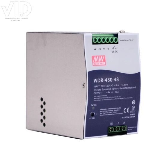 Bộ nguồn meanwell WDR-480-48
