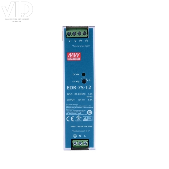Bộ nguồn meanwell EDR-75-12