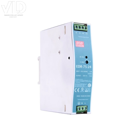 Nguồn Meanwell 24V Dinrail (gắn thanh ray)