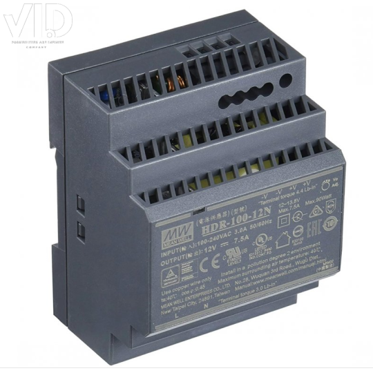 Bộ nguồn meanwell HDR-100-12N