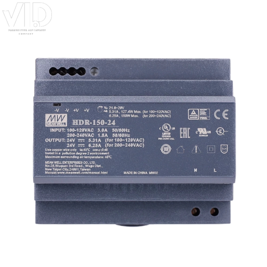 Bộ nguồn meanwell HDR-150-24