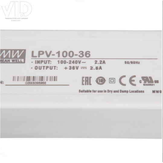 Bộ nguồn meanwell LPV-100-36