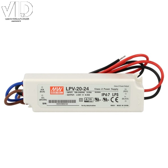 Bộ nguồn meanwell LPV-20-24