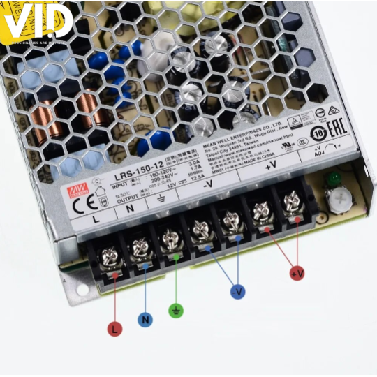 Bộ nguồn meanwell LRS-150-12