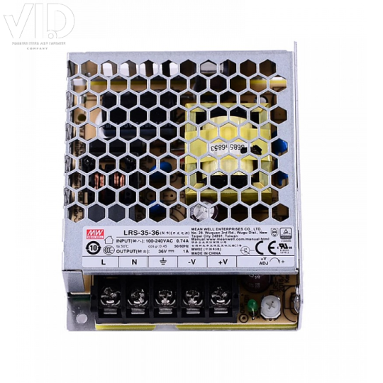 Bộ Nguồn Meanwell LRS-35-36 - Độ Bền Cao, Phù Hợp Mọi Ứng Dụng