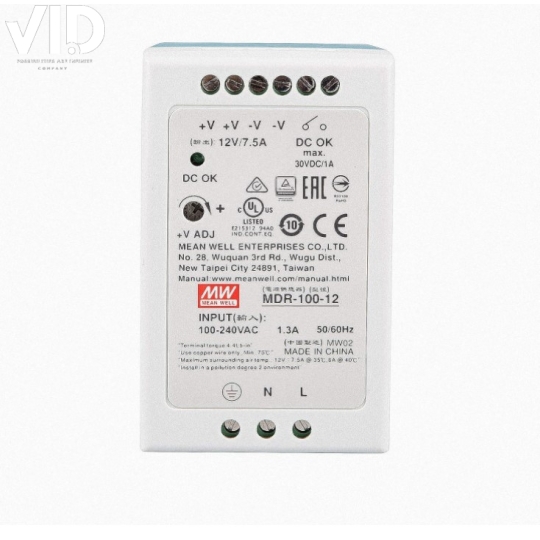 Bộ nguồn meanwell MDR-100-12