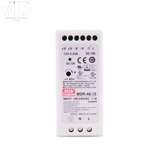 Bộ nguồn meanwell MDR-40-12