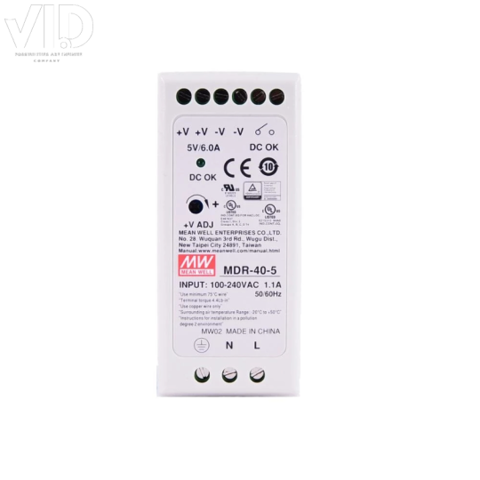 Bộ nguồn meanwell MDR-40-5