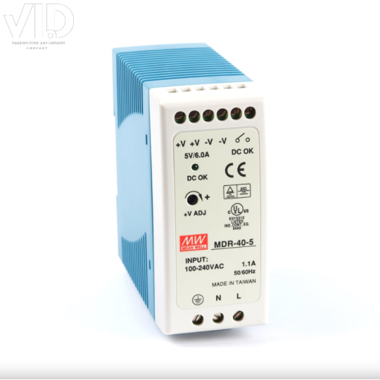 Bộ nguồn meanwell MDR-40-5