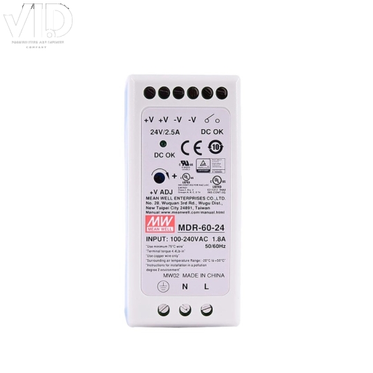 Bộ nguồn meanwell MDR-60-24