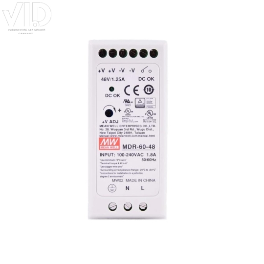 Bộ nguồn meanwell MDR-60-48