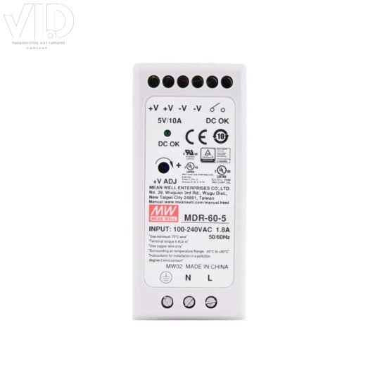 Bộ nguồn meanwell MDR-60-5