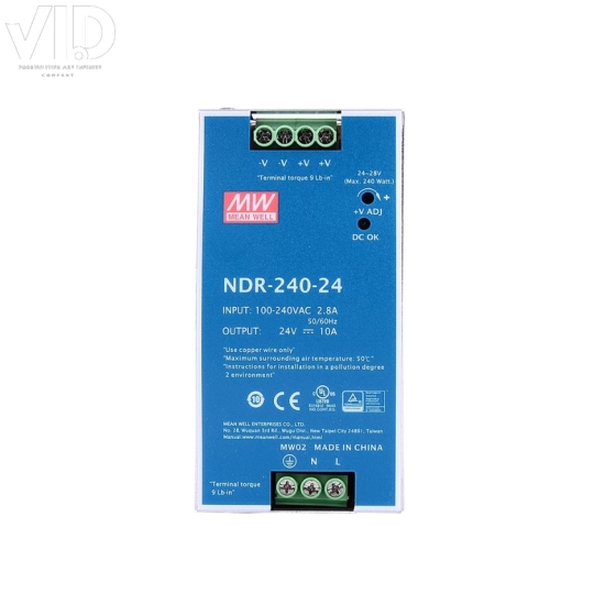 Bộ nguồn meanwell NDR-240-24