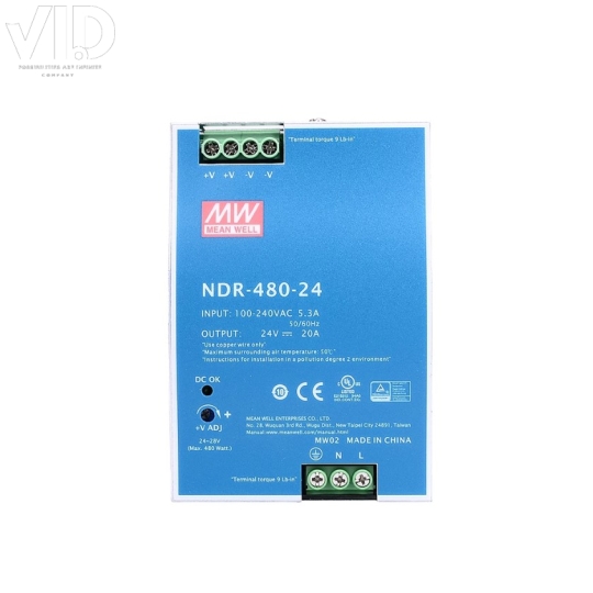 Bộ nguồn meanwell NDR-480-24