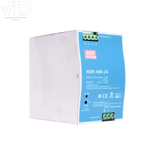 Bộ nguồn meanwell NDR-480-24
