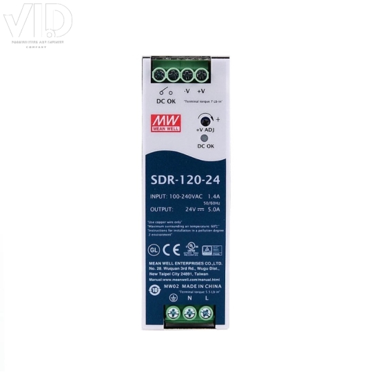 Bộ nguồn meanwell SDR-120-24