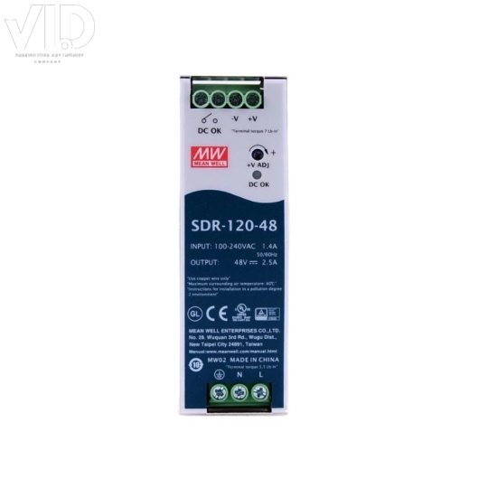 Bộ nguồn meanwell SDR-120-48
