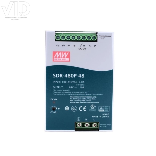 Bộ nguồn meanwell SDR-480P-48