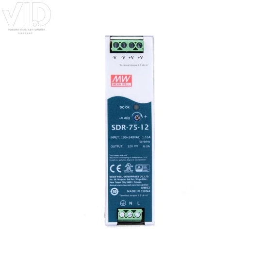 Bộ nguồn meanwell SDR-75-12