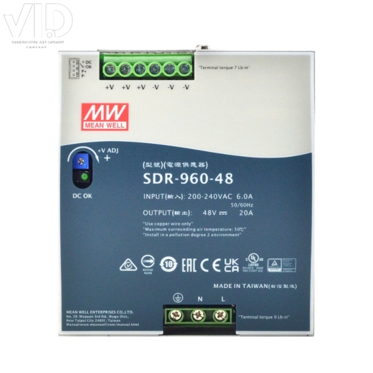Bộ nguồn meanwell SDR-960-48