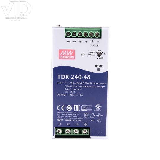 Bộ nguồn meanwell TDR-240-48