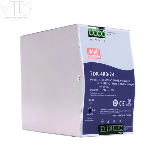 Bộ nguồn meanwell TDR-480-24