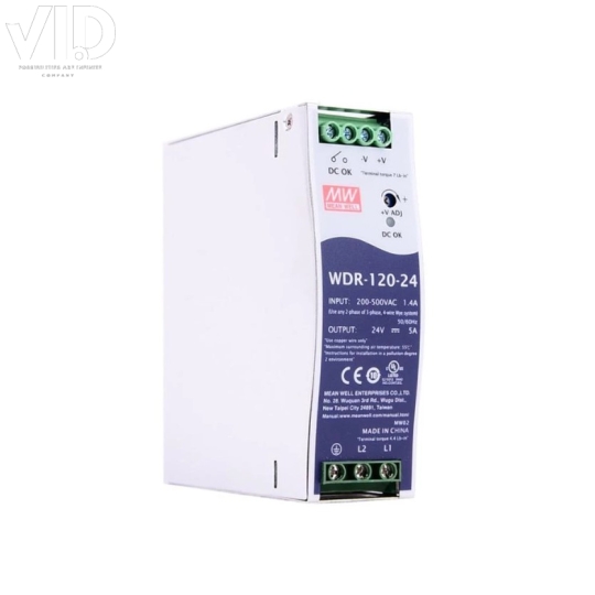 Bộ nguồn meanwell WDR-120-24
