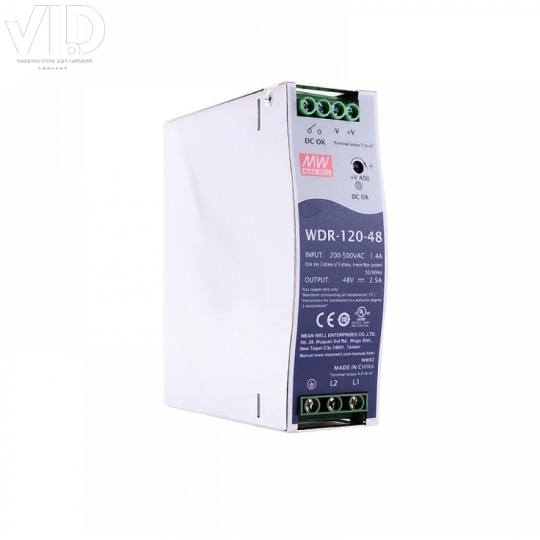 Bộ nguồn meanwell WDR-120-48