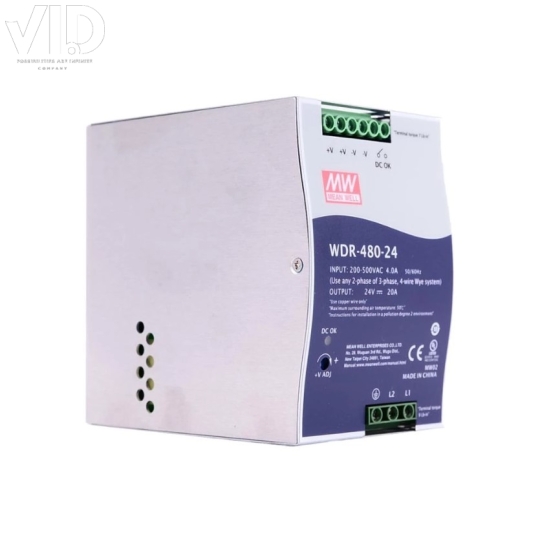 Bộ nguồn meanwell WDR-480-24