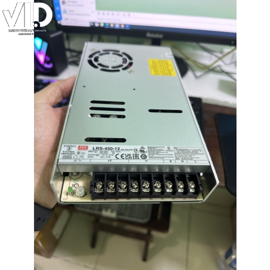 Nguồn Meanwell LRS-450-12 (12V/37.5A/450W) - Nguồn Tổ Ong Giá Tốt